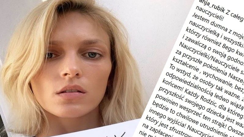 Anja Rubik jest siostrą nauczycielki 