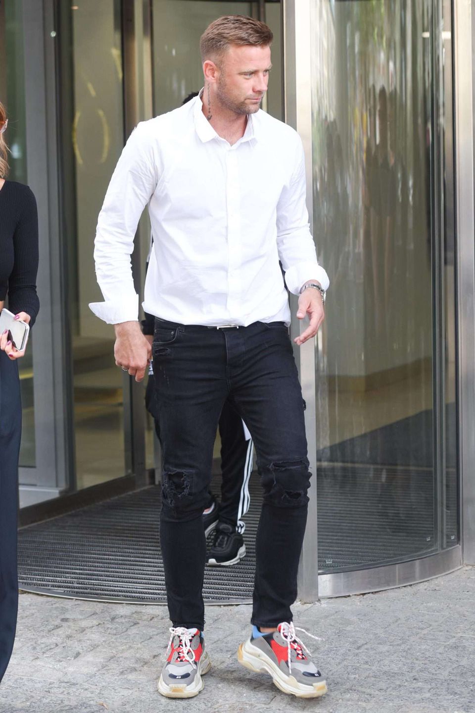 Artur Boruc w butach Balenciaga