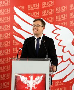 Konferencja Ruchu Narodowego w Sejmie. Robert Winnicki odniósł się do sprawy Dumy i Nowoczesności