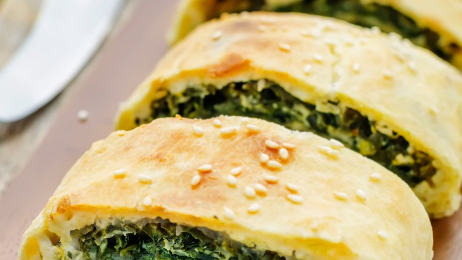 Strudel szpinakowo-serowy