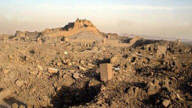 Cytadela w Bam zburzona w czasie trzęsienia ziemi