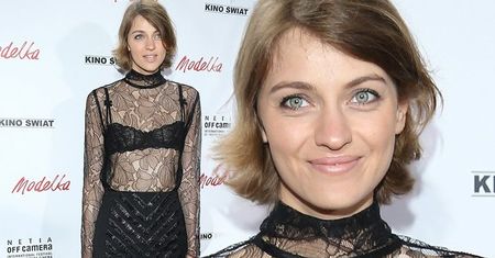 Renata Kaczoruk z dystansem o swojej stylizacji na premierze filmu "Modelka"