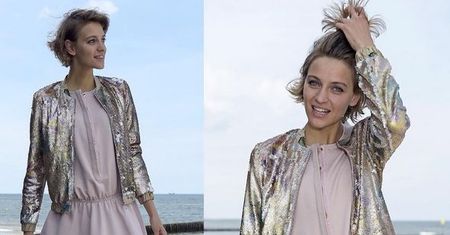 LOOK OF THE DAY: Renata Kaczoruk stawia na pudrowy róż