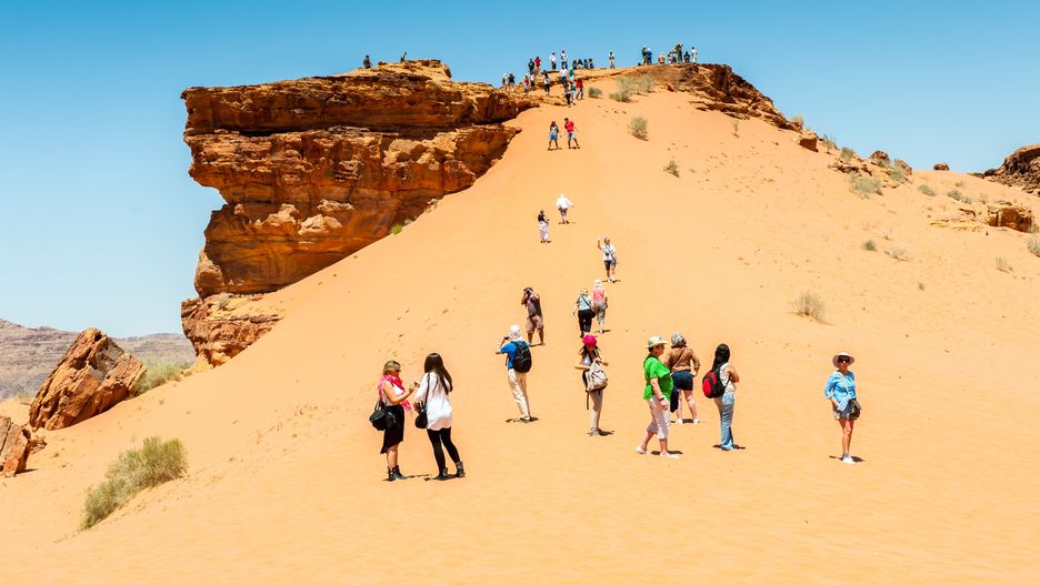 Wadi Rum to jedna z największych atrakcji Jordanii