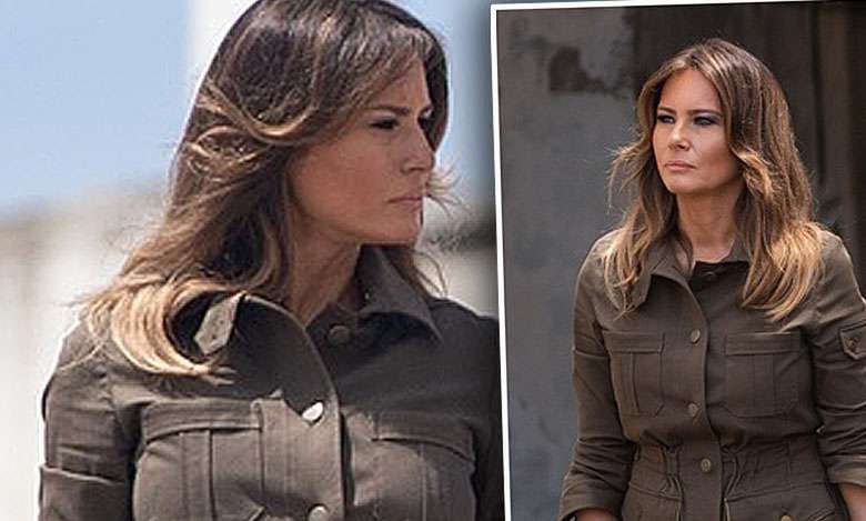 Melania Trump w płaskich butach i szerokich spodniach! Ryzykowna stylizacja Pierwszej Damy USA