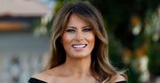 Głęboki dekolt i modny print. Melania Trump uwodzi na oficjalnym spotkaniu