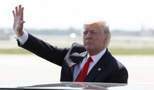 Wypadek w kolumnie Donalda Trumpa. Policjant trafił do szpitala
