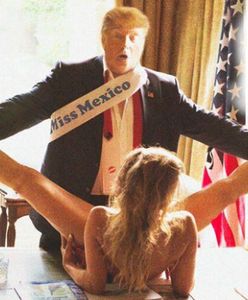 Trump "zabawia się" z Miss Meksyku. Prezydent-elekt zemści się za ten fotomontaż?