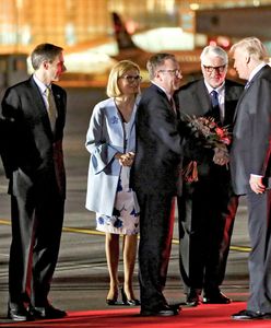 Echa wizyty Trumpa. "Może pan przyzna, że dzień był udany, a nie będzie politycznie szogunował?"