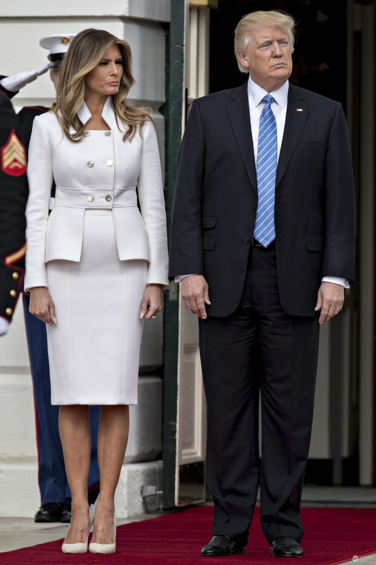 Melania Trump w kreacji Karla Lagerfelda