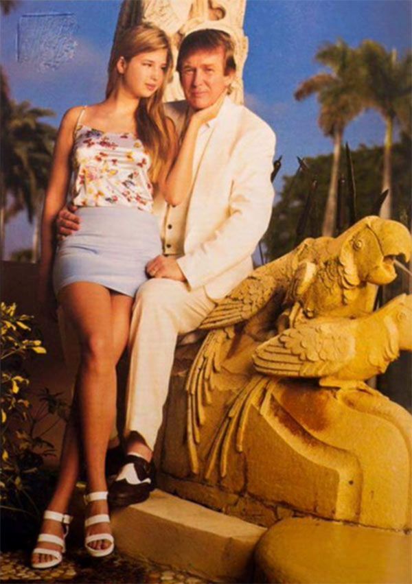 Ivanka i Donald Trump 