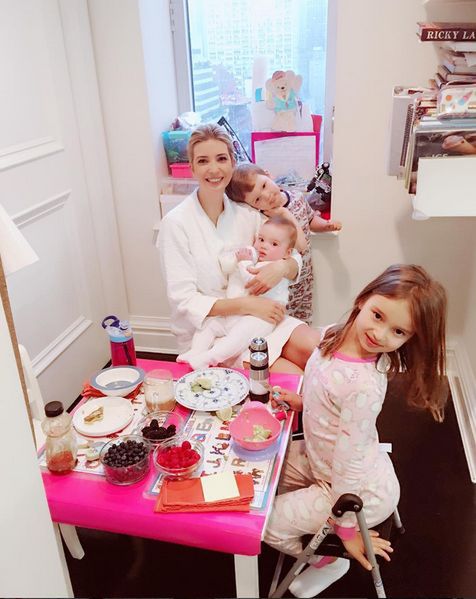 Ivanka Trump z dziećmi 
