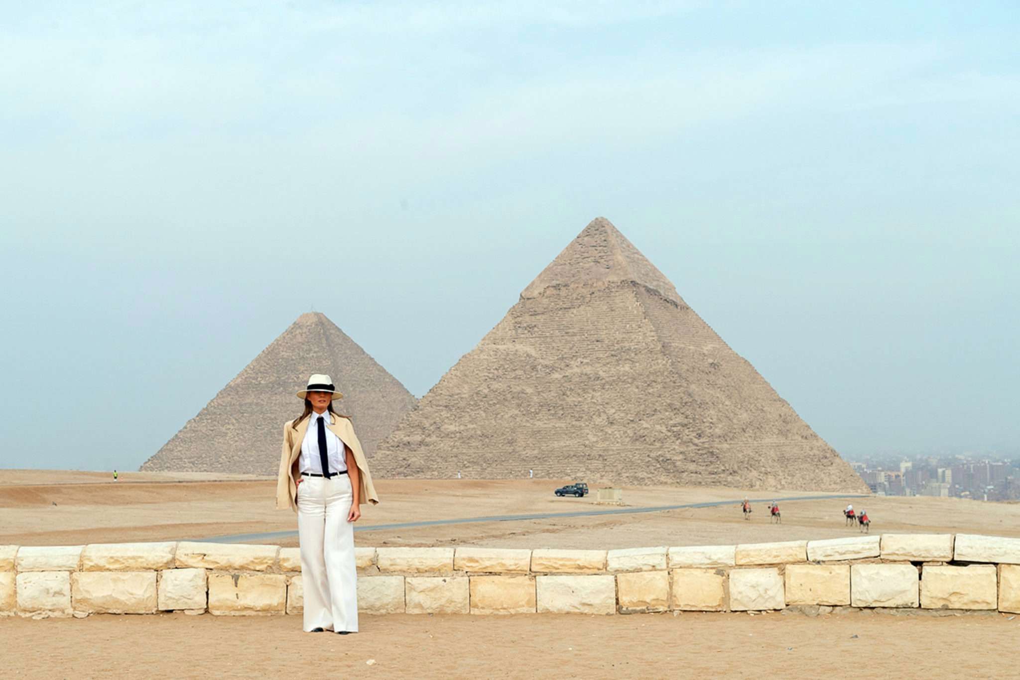 Melania Trump z wizytą w Egipcie