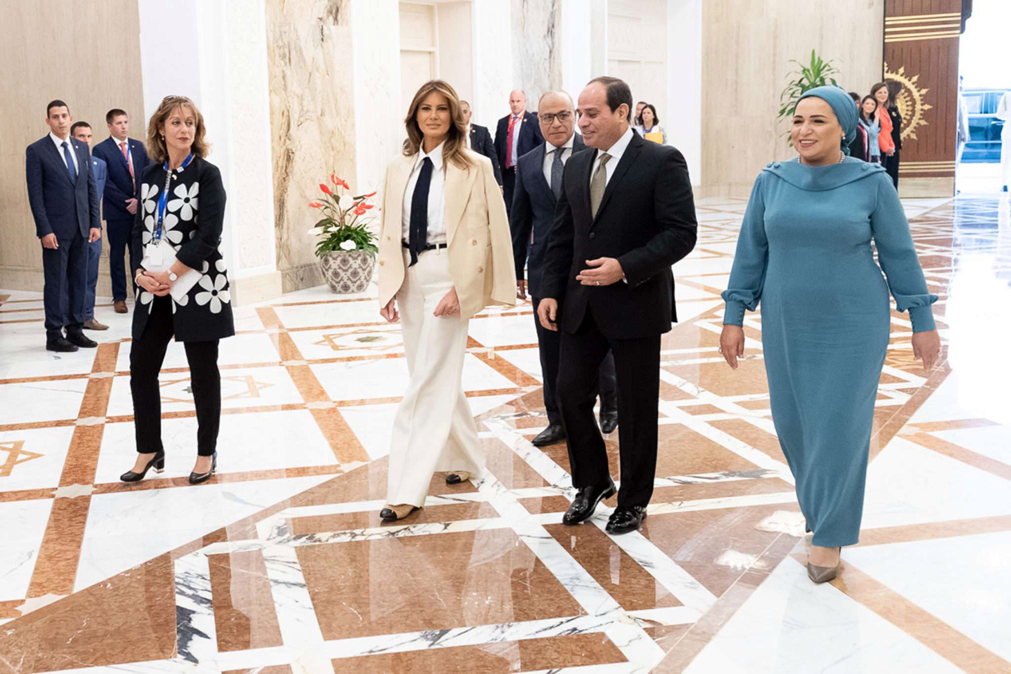 Melania Trump z wizytą w Egipcie