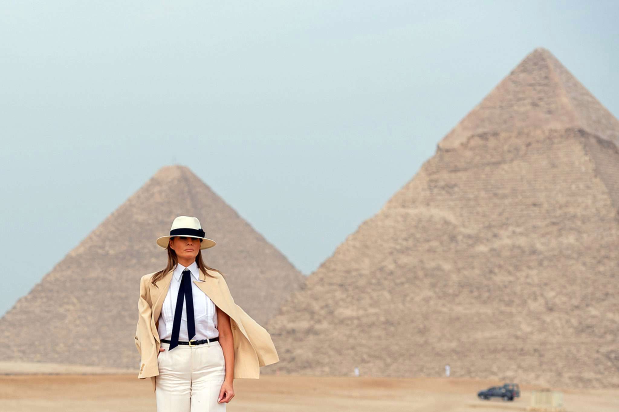 Melania Trump z wizytą w Egipcie