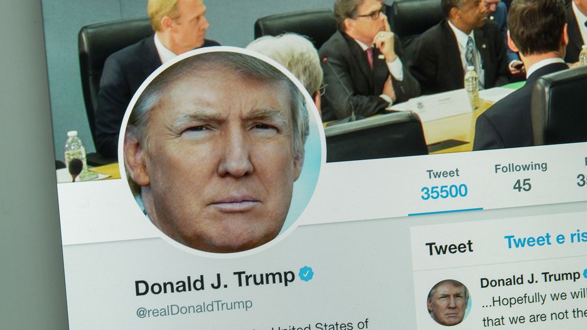 Donald Trump często korzysta z Twittera