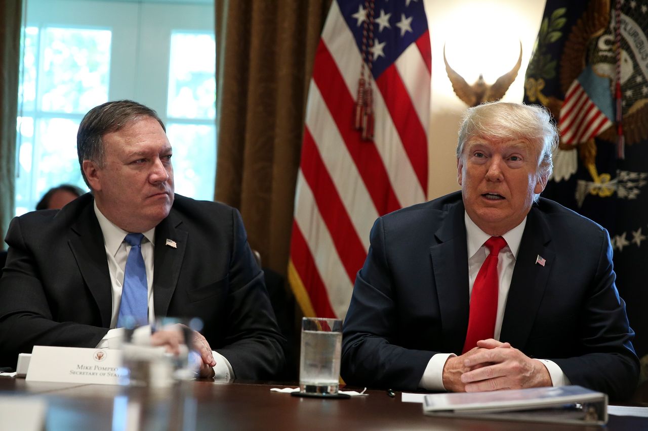 Donald Trump wstrzymał wyjazd Mike'a Pompeo do Korei Północnej. Powodem był "niewystarczający postęp"