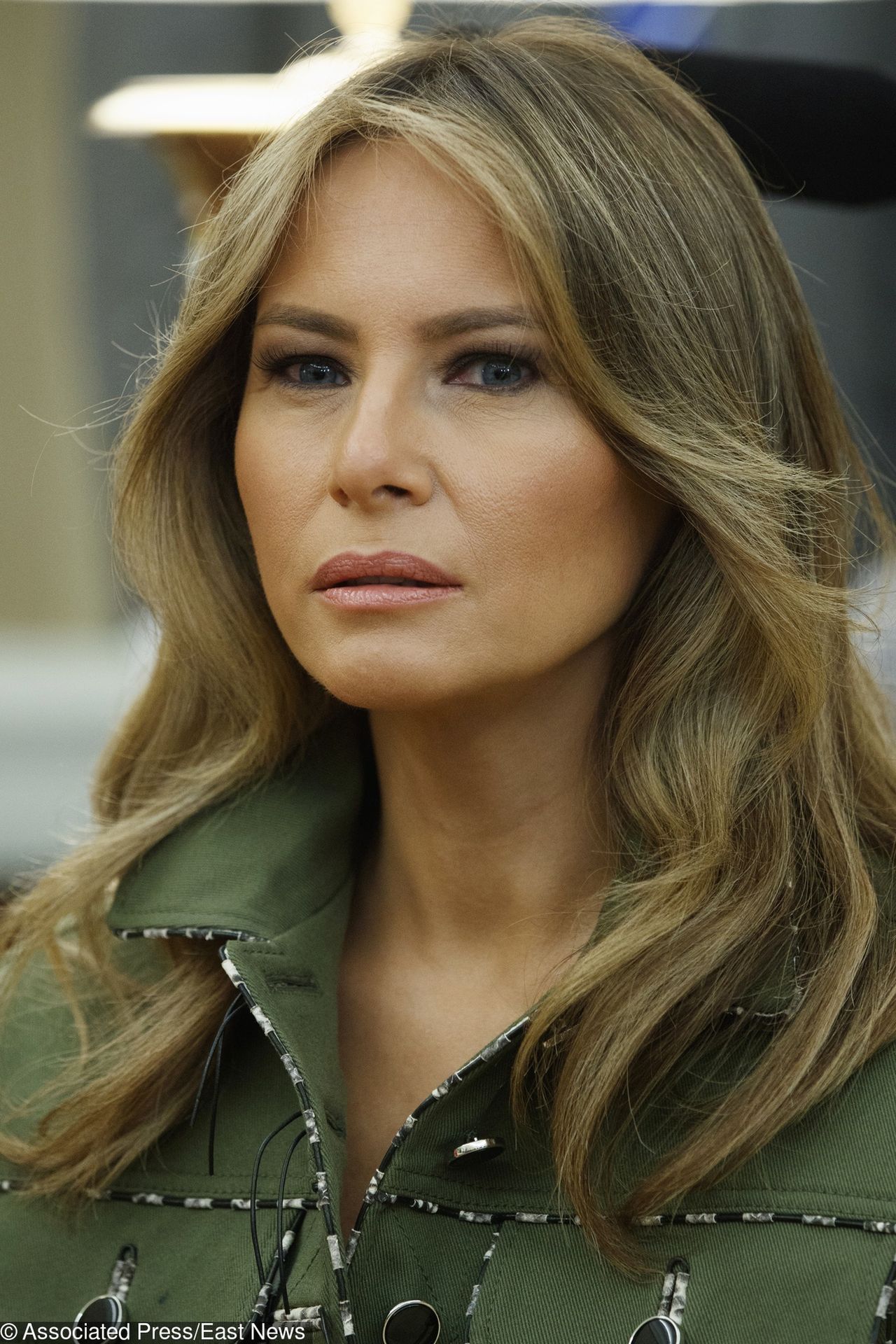 Melania Trump w niecodziennej stylizacji. Tym razem postawiła na styl militarny