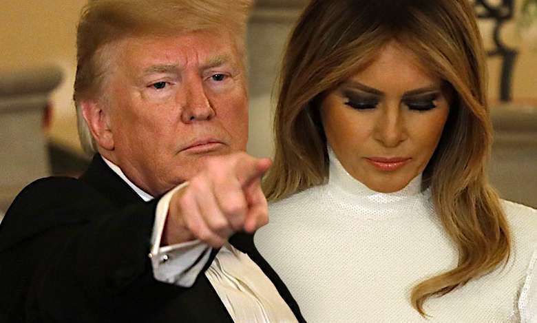 Melania i Donald Trump ośmieszeni przez "Vogue"! Retusz na zdjęciu widać gołym okiem!