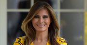 Melania Trump w słonecznej kreacji wita premiera Indii