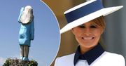 Melania Trump doczekała się swojego pierwszego pomnika! Chyba wolałaby żeby ten koszmarek nigdy nie powstał! Oszpecili Pierwszą Damę gorzej niż jakąkolwiek gwiazdę