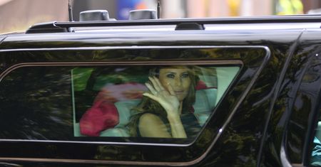 Jak Melania Trump bawi się w Warszawie