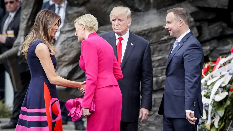 06.07.2017 Warszawa Wizyta prezydenta USA Donalda Trumpa w Polsce Przemowienie na Placu Krasinskich N/z   Fot. Andrzej Iwanczuk/REPORTER