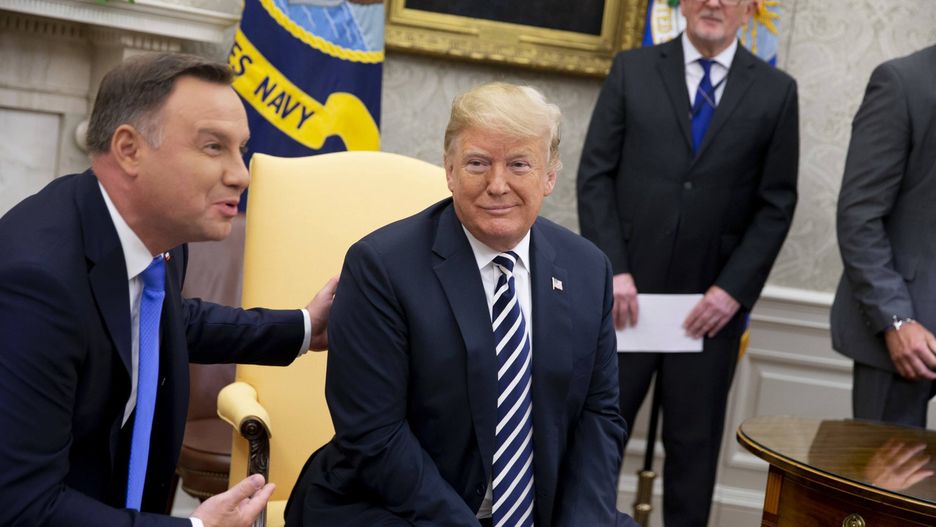 Prezydent Andrzej Duda spotkał się z Donaldem Trumpem