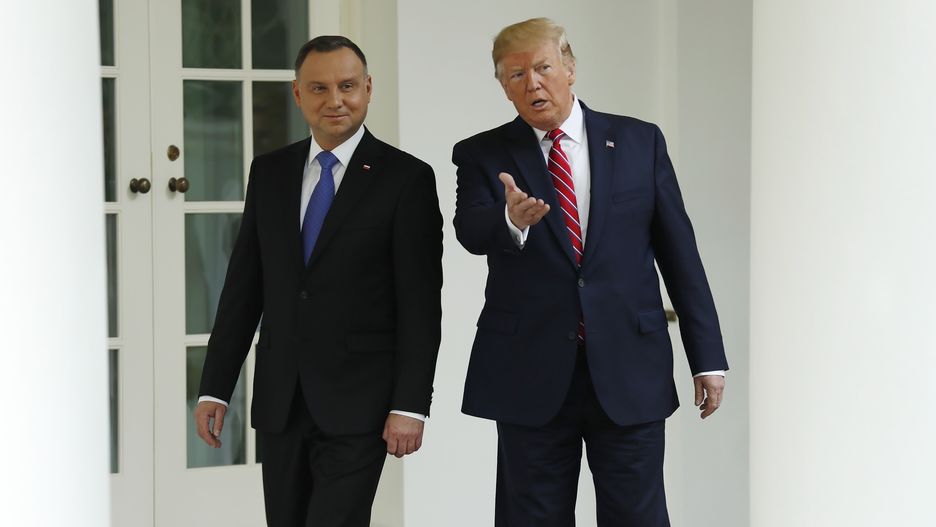 Waszyngton. Andrzej Duda i Donald Trump