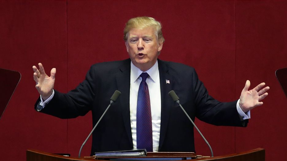 Trump: Ameryka nie szuka konfliktu ani konfrontacji, ale nigdy nie uciekamy przed nim 