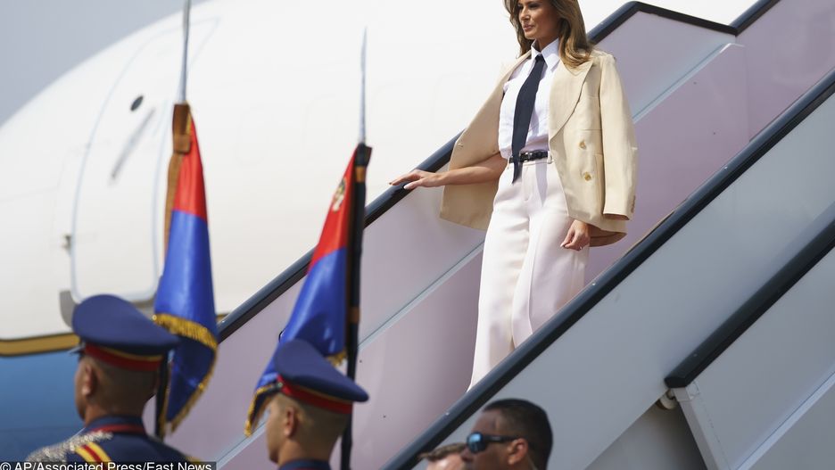 Samolot z Melanią Trump nie doleciał do Filadelfii. Musiał lądować awaryjnie