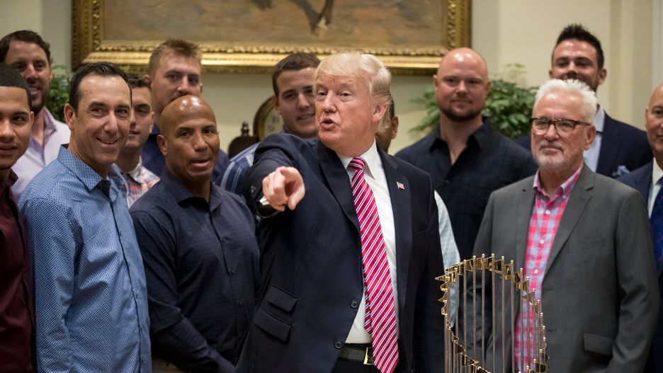 Prezydent Donald Trump w Białym Domu