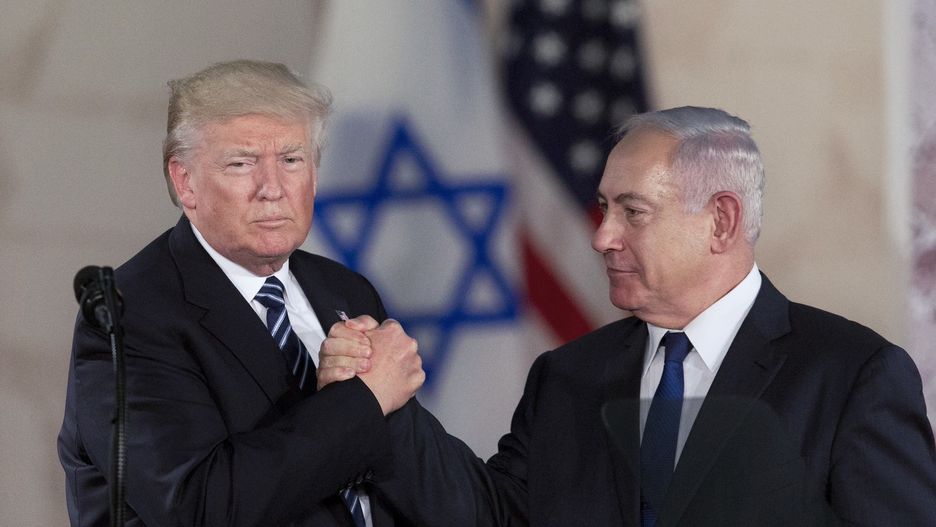 Prezydent Donald Trump i premier Izraela Beniamin Netanjahu