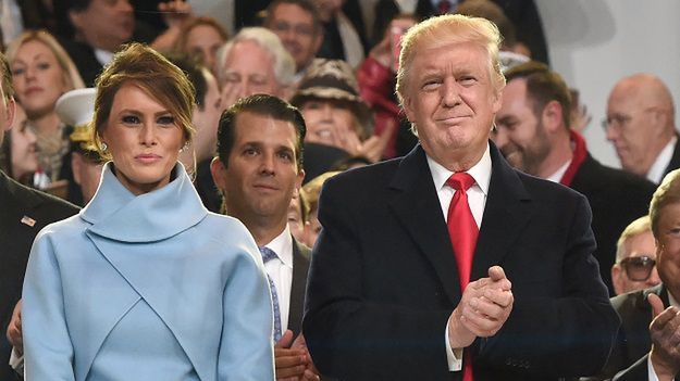Melania Trump (po lewej) i Donald Trump (po prawej)