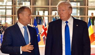 Jak Donald z Donaldem. Tusk spotkał się z prezydentem USA