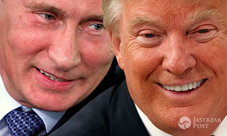 Donald Trump i Władimir Putin hotel