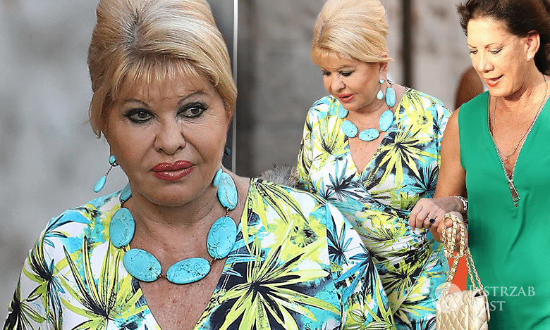 Prawie 70-letnia Ivana Trump chwali się nogami w kwiecistej mini. Odważnie!