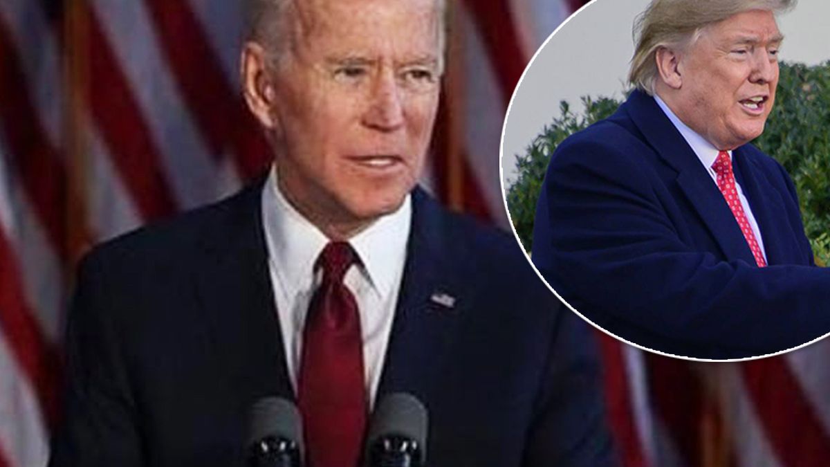 Joe Biden komentuje zachowanie Donalda Trumpa