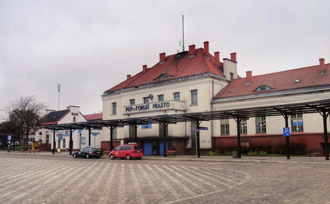 Dworzec PKP Toruń Miasto - stan obecny