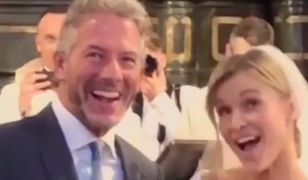 Joanna Krupa na swoim ślubie miała miłą niespodziankę: filmową!