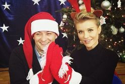 Joanna Krupa i Robert Biedroń na imprezie mikołajkowej