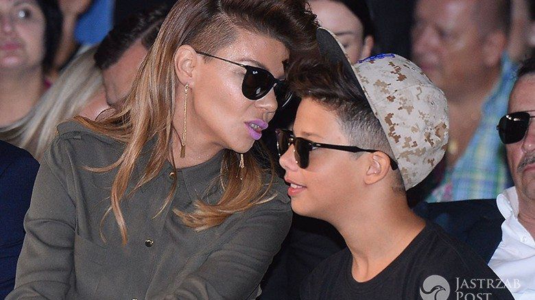 Edyta Górniak z synem Allanem Krupą