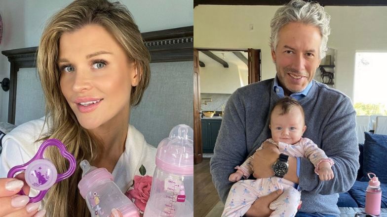 Joanna Krupa zachwyca się wspólnym zdjęciem córki i męża. Fani: "Córeczka tatusia, ale buźka czysta mama"