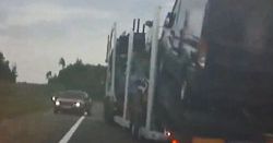Strzały i 150-kilometrowy pościg za pijanym kierowcą tira