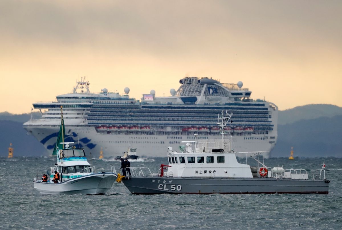 Koronawirus z Chin. Już 20 zarażonych osób na pokładzie Diamond Princess. Na pokładzie wycieczkowca są Polacy