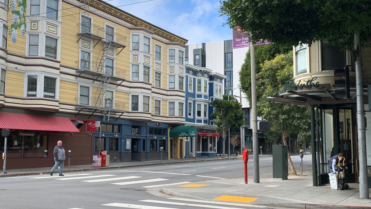 Ulica w San Francisco, Kalifornia.