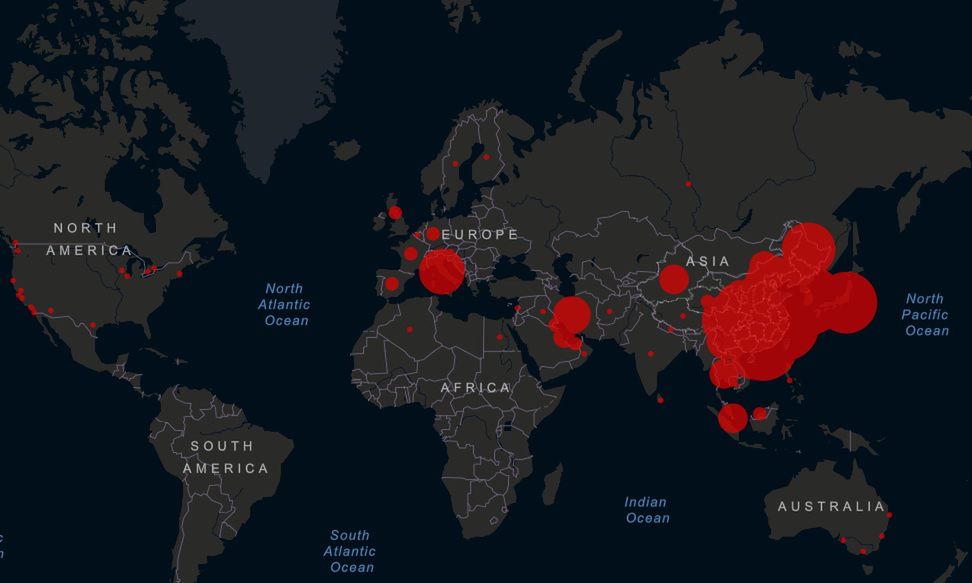 Koronawirus w Polsce? Turyści przerażeni. Mapa pokazuje, jak rozprzestrzenia się wirus