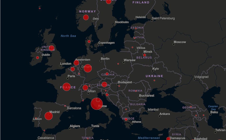 Koronawirus w Polsce. Mapa pokazuje jak postępuje epidemia na świecie