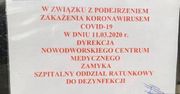 Koronawirus w Polsce. Zamknięty SOR w Nowym Dworze Mazowieckim. Podejrzenie koronawirusa u lekarza