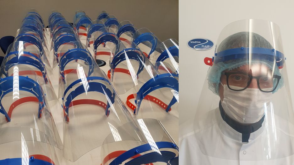 Koronawirus w Polsce. Polacy niedługo będą musieli nosić maseczki. Tymczasem produkcja przyłbic dla personelu medycznego trwa na masową skalę